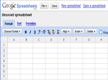 Google Spreadsheet : L' Excel de Google