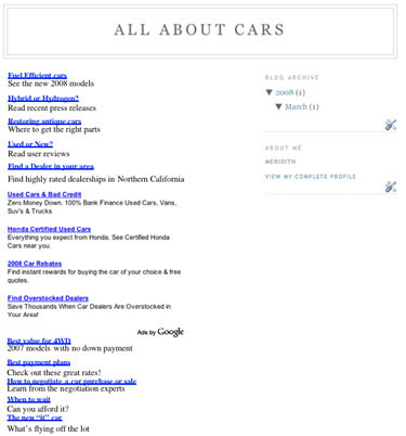 Exemples de publicités Google Adsense