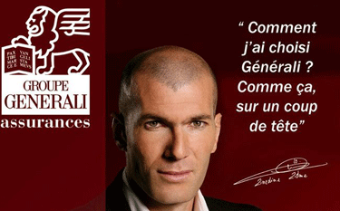 Zidane choisit generali sur un coup de tete