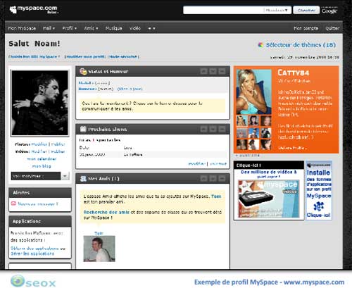 Myspace le réseau social