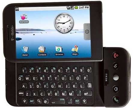 Android : Photo du HTC Dream G1