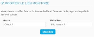 Oseox LINK : monitoring des ancres