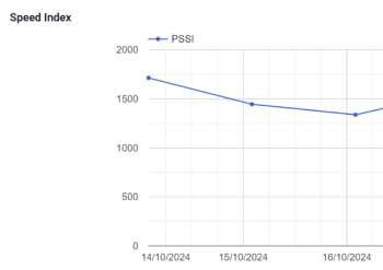 Oseox Web perf speed index