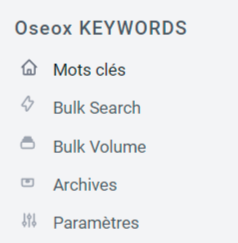 Oseox Keywords