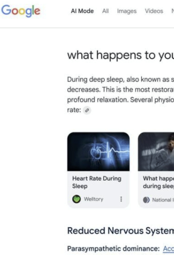 AI mode dans google 