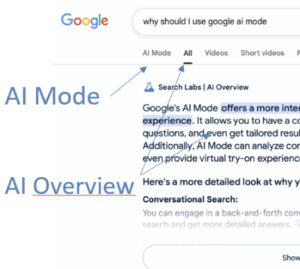IA mode de Google