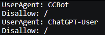 LLM et robots.txt 
